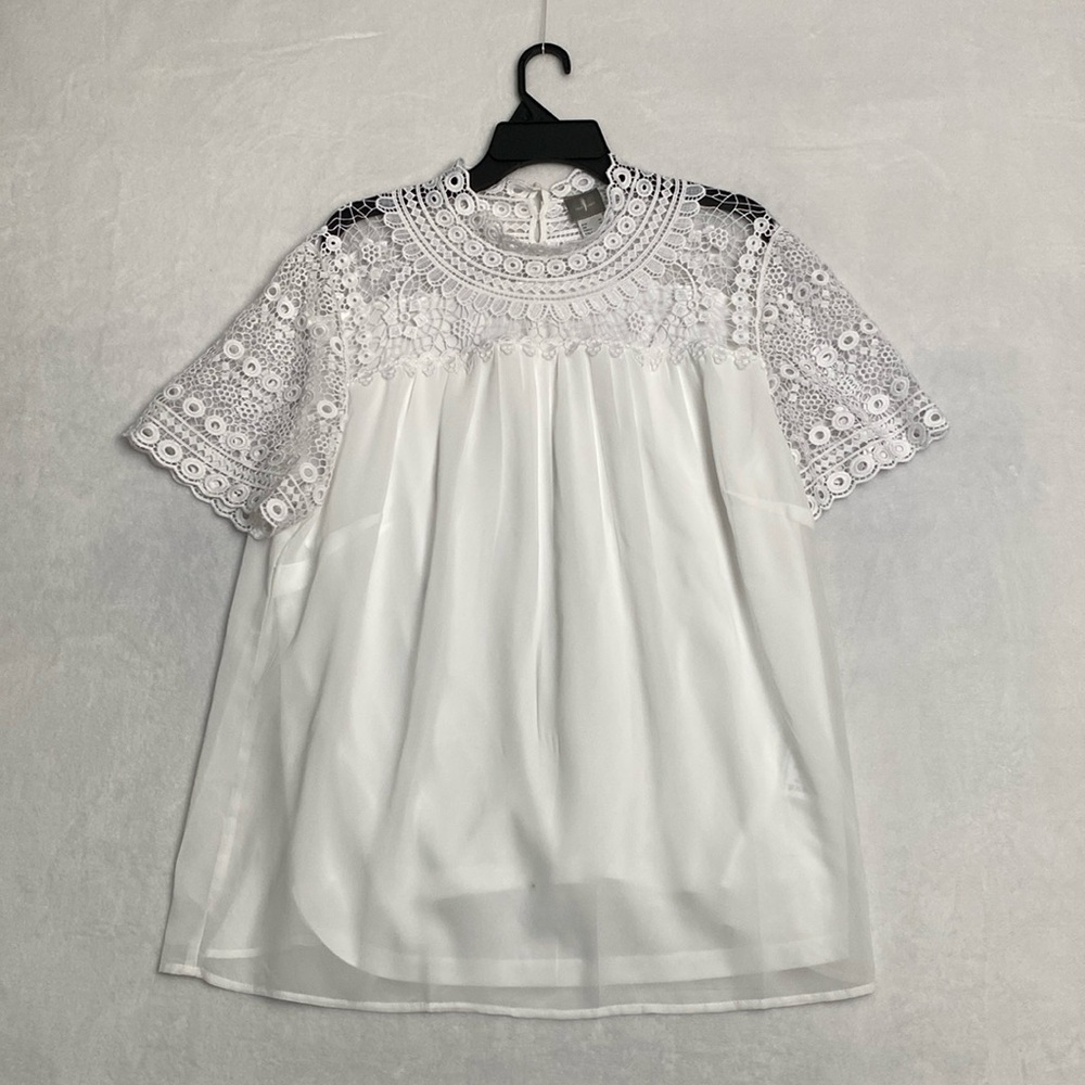 Fair Lady Women’s Lace Top Size 16 Praire Grannycore